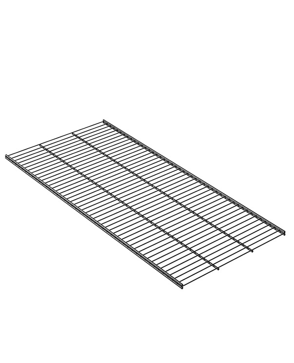 Полка сетчатая ПРАКТИК Home GSh 90х40, графит