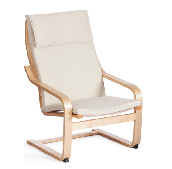 Кресло BIENSDORF (mod. 08) [дерево, натуральный хлопок , 67 x 86 x 95см