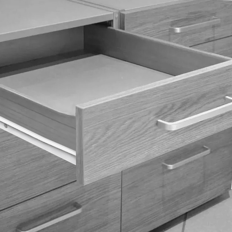 Направляющая роликовая 500*1,0мм белая (25)