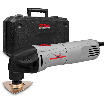 Реноватор (мульти функциональный инструмент) CROWN CT16004 BMC 320Вт, 3,2°, платф.80мм, 8 насадок, к