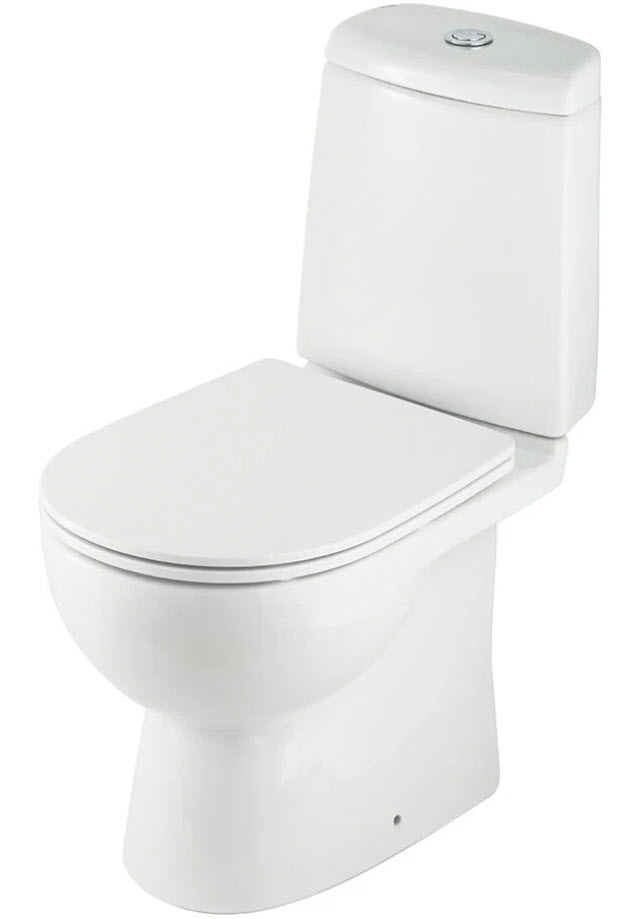 Унитаз Компакт Santek Остин, 2 режима, сиденье микролифт Slim (1/15)(_1_)