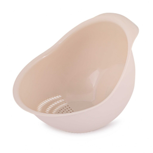 Дуршлаг д/промывания крупы бежевый Альтернатива