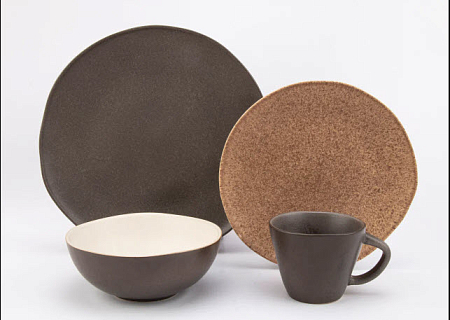 Набор столовый JEWEL Карамель 16 предметов (керамика)