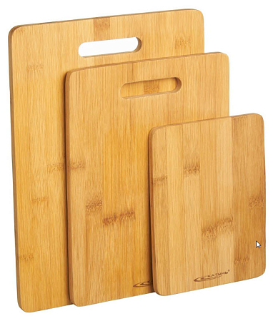 Набор досок раздел 3пр бамбук (203*152*10мм; 280*210*10мм; 330*240*10мм) №2