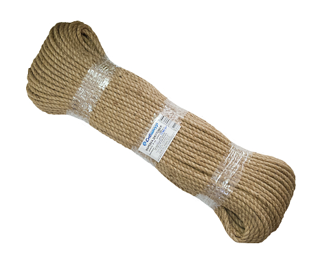 Веревка джутовая д 8 мм, 100 м (цена за 1 м)