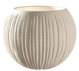 Кашпо "Сфера" (1,7 л.) Цв. Кремовый (Арт. КШ-9526)