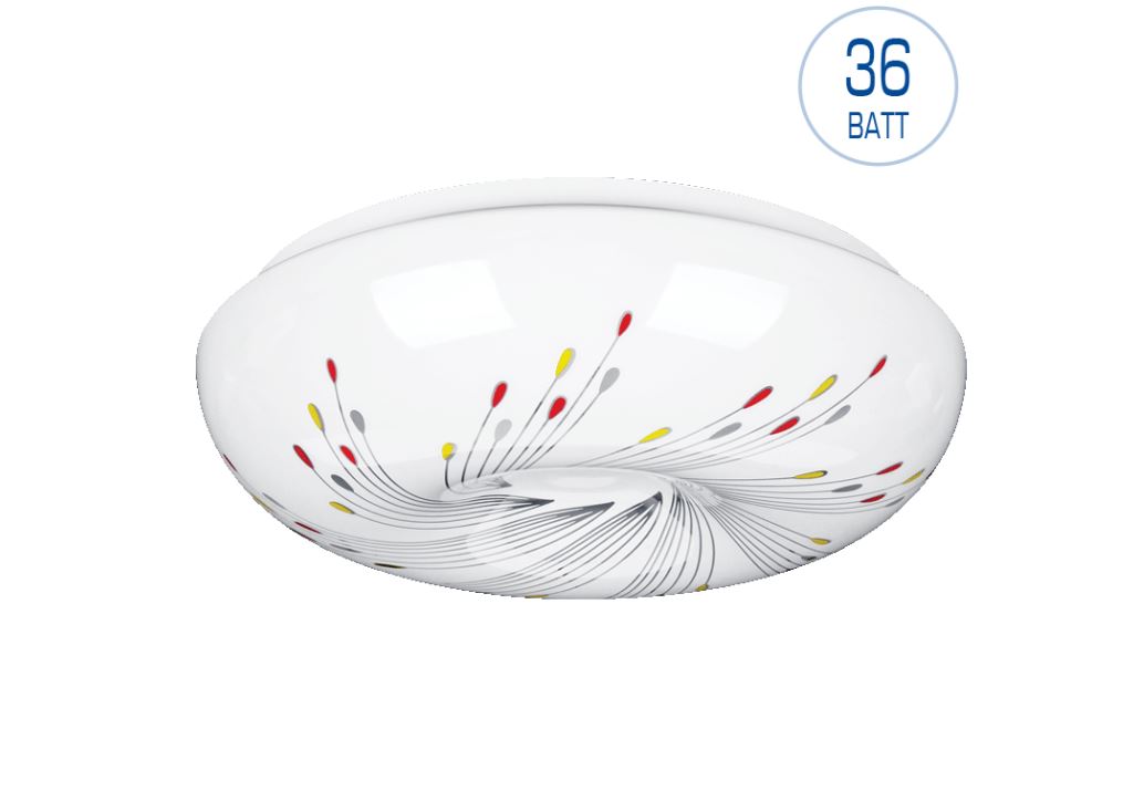 Светильник светодиодный LUMIN'ARTE C02LLW36W FIESTA 36Вт 6000К, 2880лм, 380x90мм