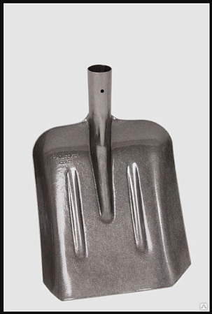 Лопата совковая песочная закругленная БРОНЯ (рельсовая сталь) NEW б/ч (12)