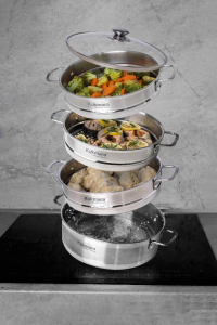 Мантоварка 4,0л 26см 3-х ярусная ст/кр (1) STM402603sbG