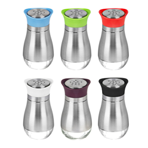 Солонка 10,5х5,2см, стекло, нерж.стальVETTA