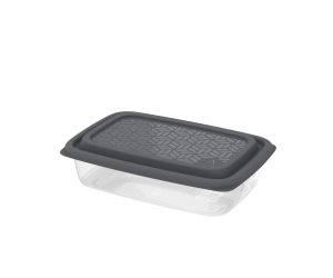 Контейнер д/СВЧ 0,8л "Гурман" графит (70) АП 1016