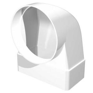 Соединитель угловой 90°, плоского с круглым 60х204/D160 (18)