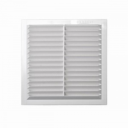 Решётка Э3030Н не разъёмная наклон. жалюзи с москитной сеткой 300*300 (43)