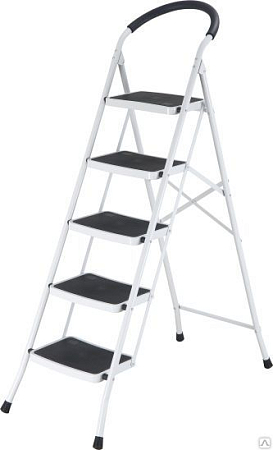 Стремянка "Сибирячка" 5 широких ступеней (max.150 кг)