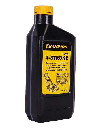 Масло для 4-тактных двигателей минеральное CHAMPION SAE 30 API SL/CF 0,6л