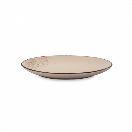 Тарелка обеденная OH!SPLASH бежевый 24см