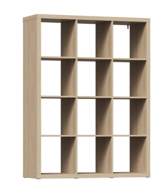 Стеллаж Фора 12 стеллаж 112х146х38, дуб беленый