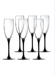 Набор фужеров для шампанского ДОМИНО 6шт 170мл