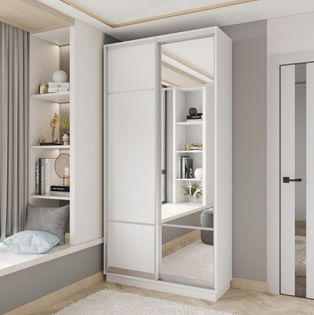 Шкаф-купе 2-х дверный FIX (03.8.11) (белый)