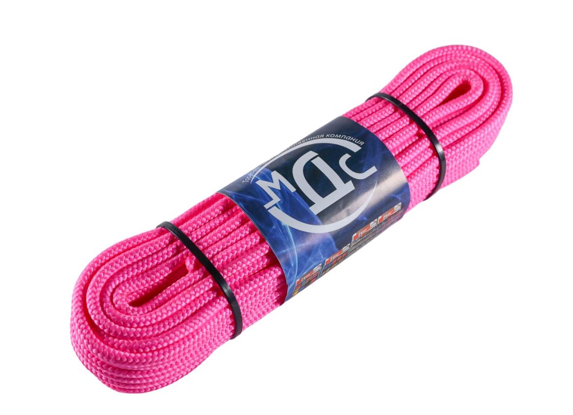 ШнурПП пл.6мм16пр.20м НЕОНОВЫЙ