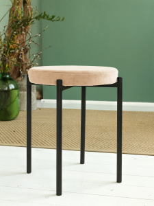 Табурет CINDY черный/аэро крем (сиденье ПРЕМИУМ Макси)