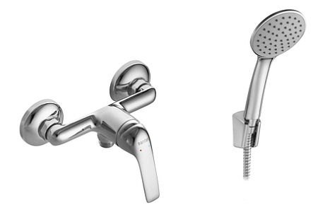 Смеситель для душа Santek Нико с аксессуарами, хром (8)