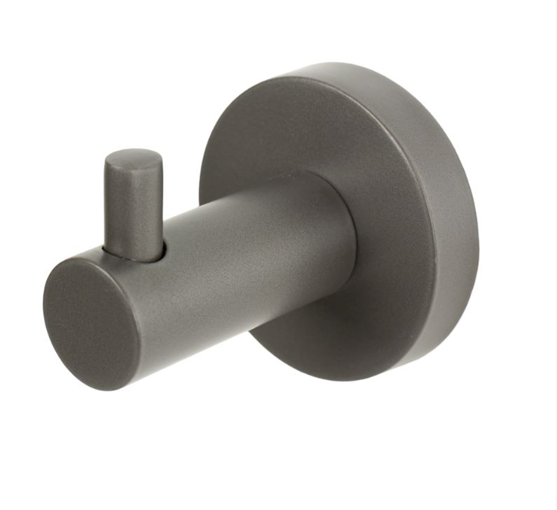 Крючок одинарный Zenfort "21588", графит																