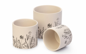 Кашпо "Моне" 0,75л керам. (36) И8946