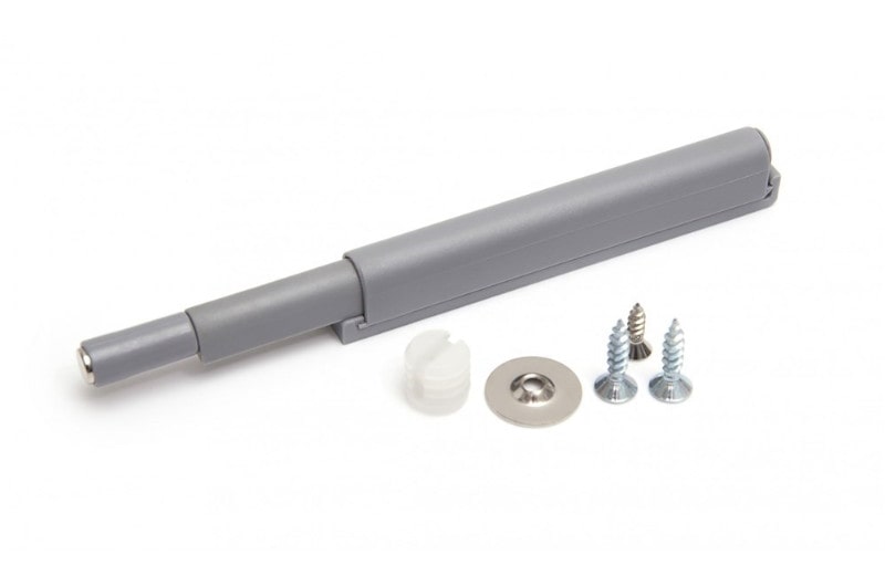 Упор-защелка фасада PUSH TO OPEN с магнитом серый (10/100/1000)