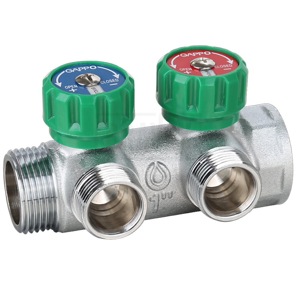 Коллектор Gappo евроконус 1х3/4х2 вых (1)