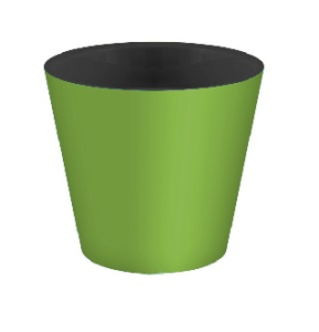 Кашпо "Rosemary" D230мм 5,0л дренаж.вставка Зеленый (15) 221605918/01