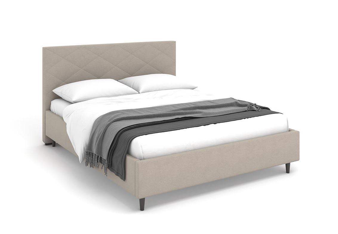 Кровать Аликанте Сканди (24) (с.м.180*200) (ТКФ), ЦП 250 Lounge 02, ВариантКроя1	