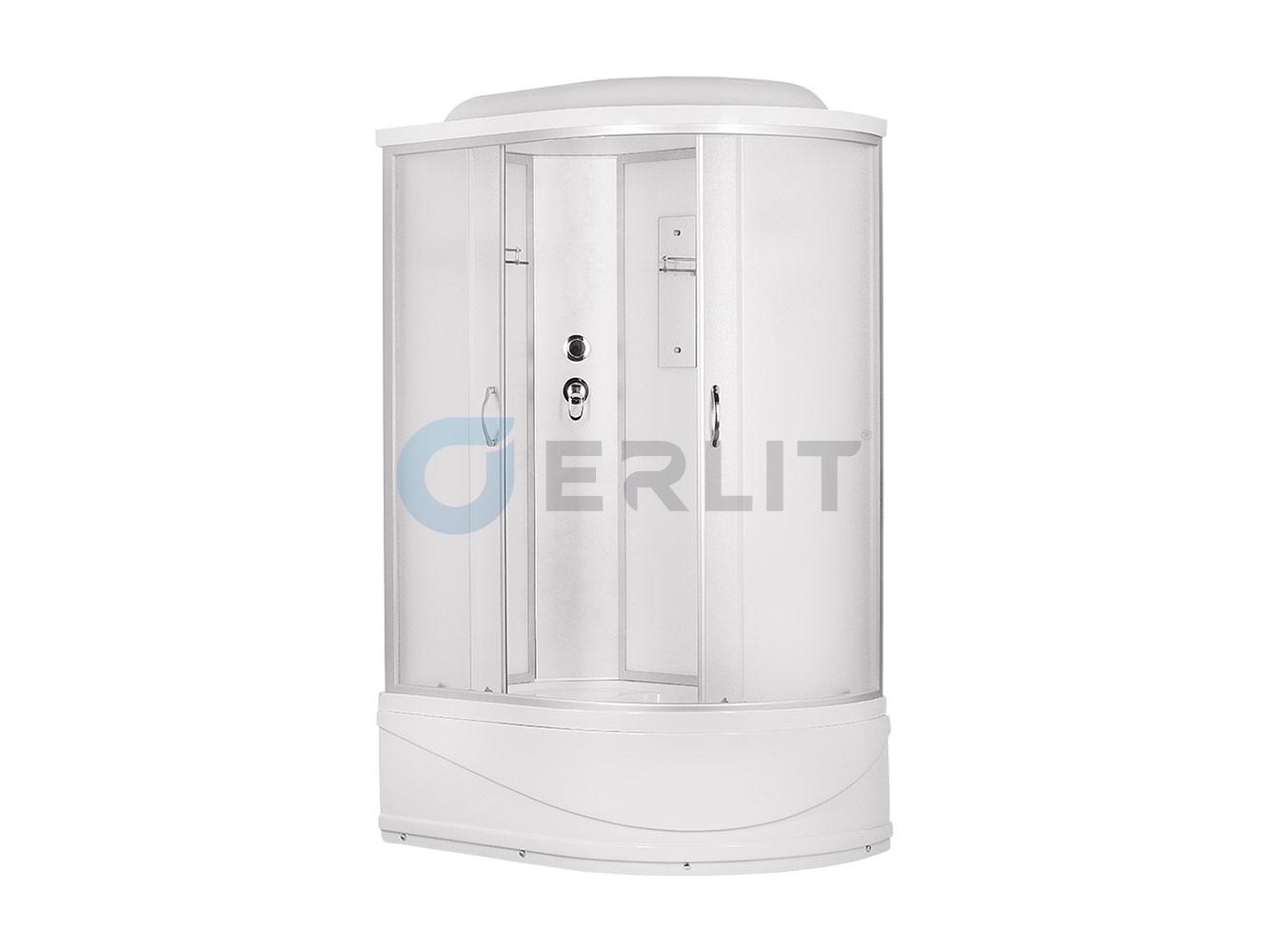 Душевая кабина ERLIT™ ER3512TPL-C3 (1200*800*2150) высокий поддон, левая, белая(__)