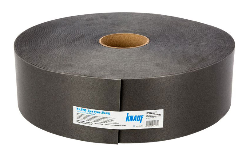 Лента уплотнительная для профилей Дихтунгсбанд 0,95х30м КНАУФ (6)
