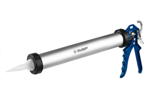 Пистолет для герметика,ЗУБР 600 мл, универсальный закрытый,  Профессионал (12)