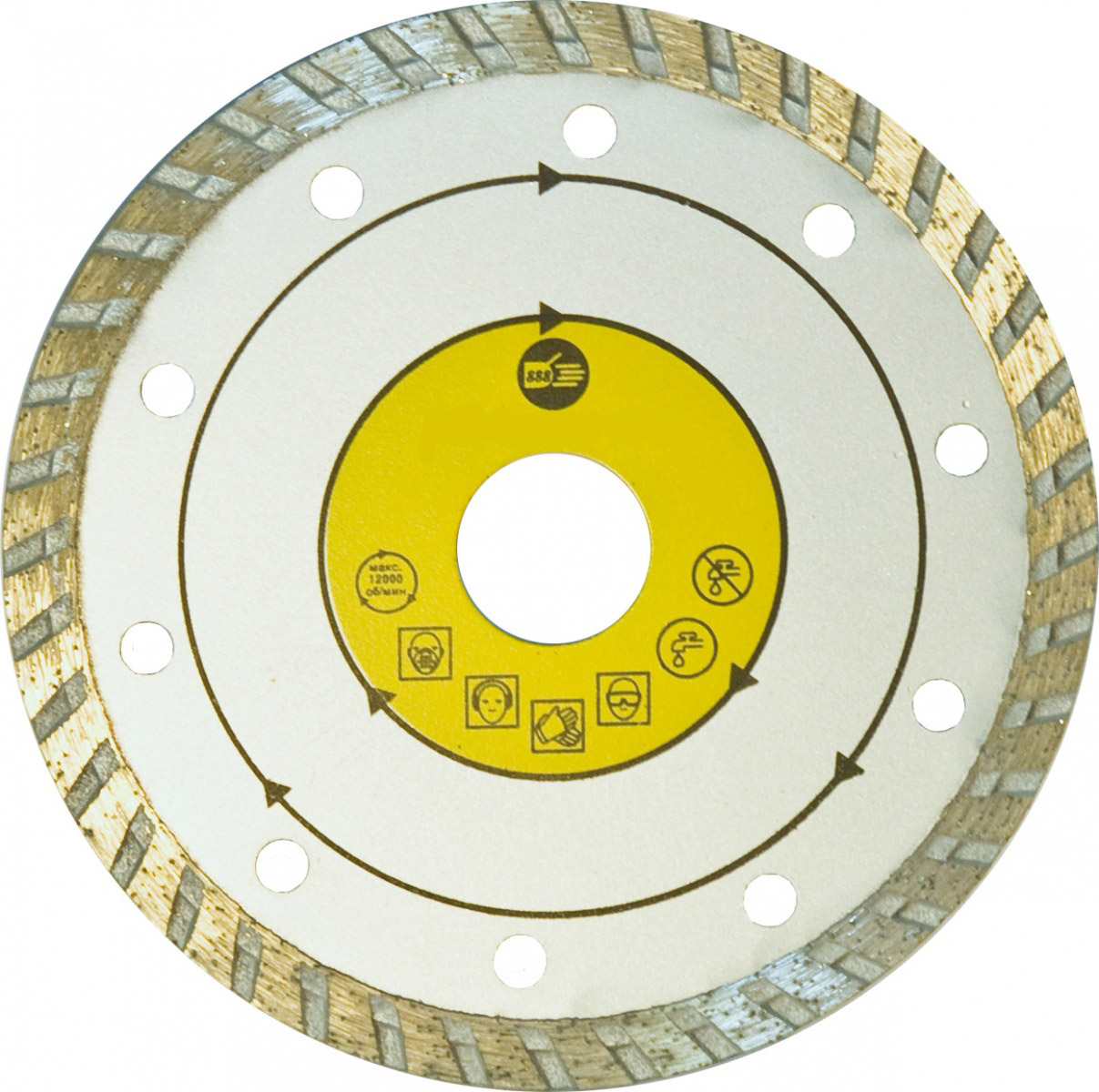 Диск алмазный турбо по камню 230х2,6х22 ЭКОНОМ (5)