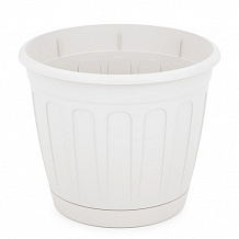 Кашпо "Mint" D240мм 5,0л с/п Светло-бежевый (15) 221612125/01