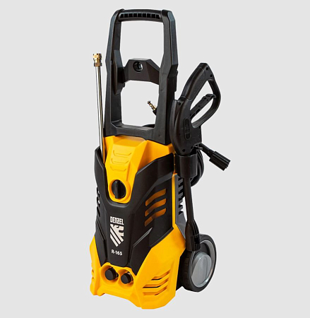 Моечная машина высокого давления R-165, 2200 Вт, 165 бар, 7 л/мин, колёсная// Denzel