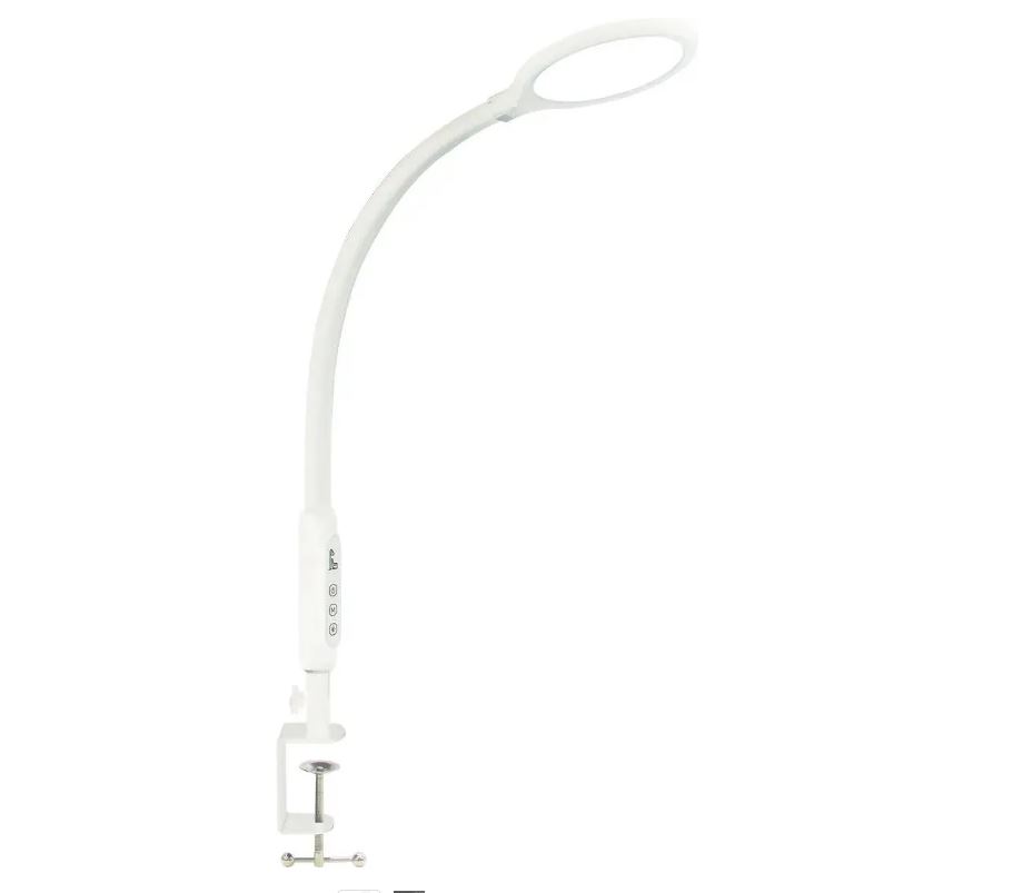 Светильник настольный светодиодный на струбцине 18Вт TL-410 W белый (__)
