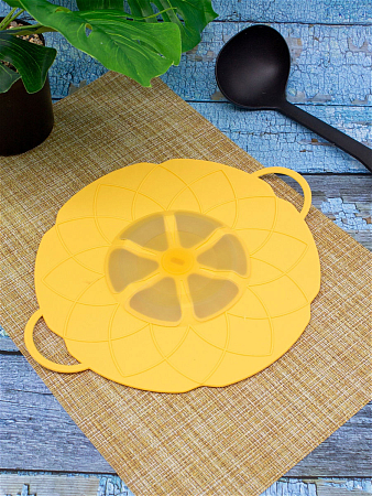 Крышка-невыкипайка, силикон, d26см, 4 цвета/ РОСС CN.АВ71.Д46938