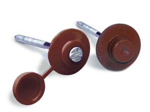 Гвозди с закр. шл., коричн. (100шт)