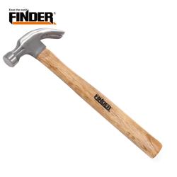 Молоток-гвоздодёр 500гр дер ручка FINDER (6/36)