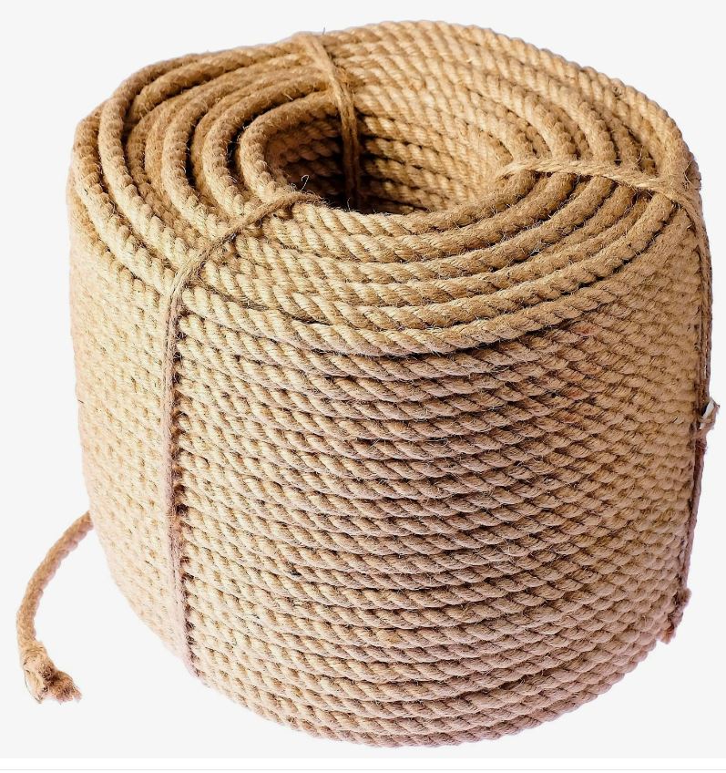 Веревка джутовая д 16 мм, 100 м