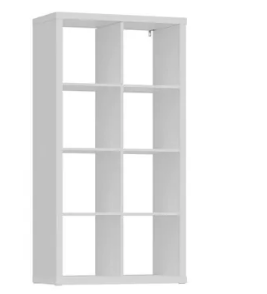 Стеллаж Фора 8 стеллаж 76х146х38, дуб беленый