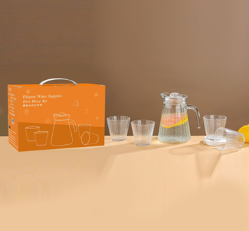 Набор графин 1,3 л и 4 стакана 0,25 л