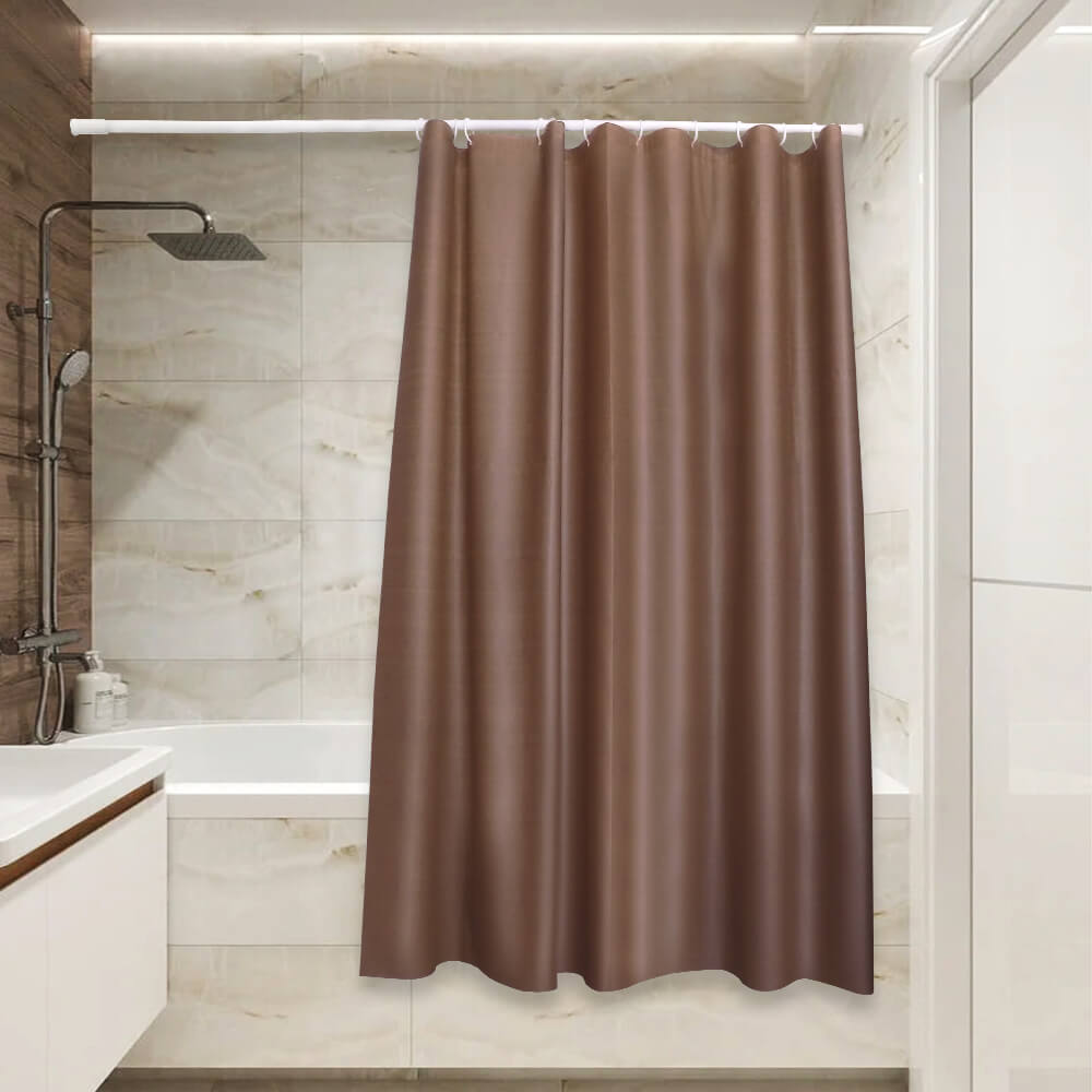 Штора для ванной PV-202 (коричневая) 180х180 "САНТИС"