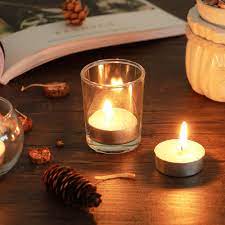 Подсвечник стеклянный, 5x6 см