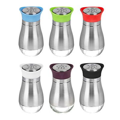 Солонка 10,5х5,2см, стекло, нерж.стальVETTA