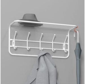 Вешалка с полкой 60 (Белый)