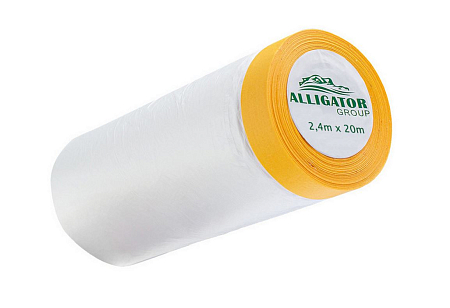 Пленка защитная с клейким слоем ТМ ALLIGATOR Gavial 2,4м*20м (30)